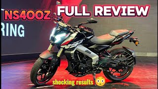 Bajaj ns400z honest review  worth buying must watch [upl. by Enair]