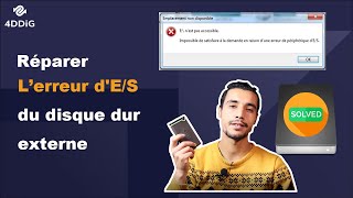 Réparer lerreur dES du disque dur externe 7 méthodes 👍 [upl. by Ateekan]