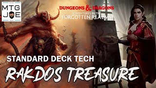 Rakdos Treasure Deck Tech  Adventure into the Forgotten Realms  MTG Arena [upl. by Eannyl125]