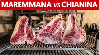 🐄MAREMMANA vs CHIANINA🍖 qual è meglio SFIDA allultimo morso con FranchinoErCriminale [upl. by Nonnaer]