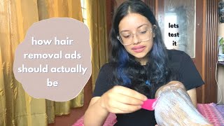 testing whether shaving or hair removal cream is better for women   3 week review  satshyaa [upl. by Ffoeg910]