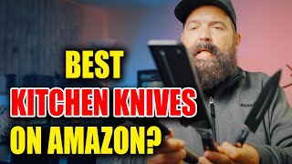 Best Kitchen Knives on Amazon Mosfiata Kitchen Knife Set [upl. by Peugia30]