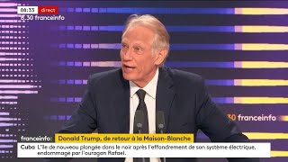 Le 8h30 FranceInfo de Dominique De Villepin jeudi 7 novembre 2024 [upl. by Nnaitsirhc]