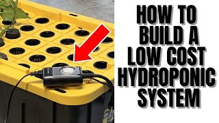 How To Build A Low Cost HydroponicAeroponic System For Beginners [upl. by Grefer183]