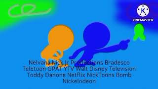 Teletoon Nickelodeon Nelvana Nick Jr Reversed [upl. by Anivlis748]