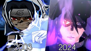 All Sasuke Uchiha Ultimate Jutsus Evolution 4K 20032024 [upl. by Aires885]