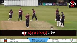 StratforduponAvon CC Stratford Bards v Kineton CC 1st XI [upl. by Suirrad]