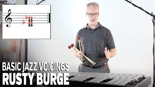 Vibraphone Lesson Series with Rusty Burge Basic Jazz Voicings [upl. by Chabot249]