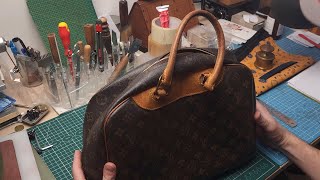 Louis Vuitton реставрация сумочки [upl. by Dnomed577]