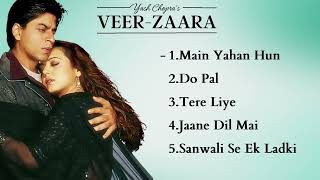 Veer Zaara Movies All Songs Shahrukh Khan Preity Zinta HINDI MOVIE SONGS [upl. by Mark]