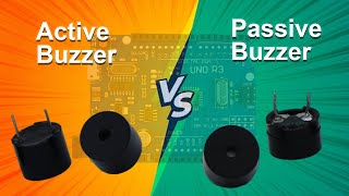 Difference between Active Buzzer and Passive Buzzer [upl. by Dlarej87]