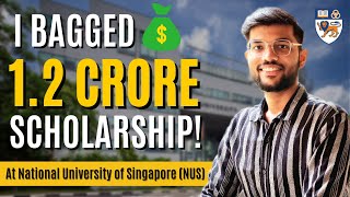 150 SCHOLARSHIP at National University of Singapore NUS 🔥🤯 [upl. by Zeta]