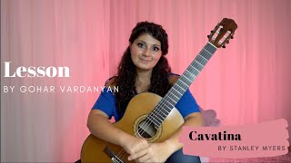 Cavatina from The Deer Hunter by Stanley Myers 22 Lesson  Gohar Vardanyan [upl. by Zetrauq]