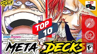 The Top 10 BEST One Piece Meta Decks For OP09 Are Here Vol 1  One Piece Card Game OP09 [upl. by Gould1]