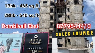 Arya Construction  Near Runwal Garden Manpada Road Dombivali East [upl. by Olotrab730]