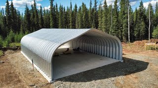 We Complete the Quonset Hut Workshop  7000 Bolts Done [upl. by Mcclimans]