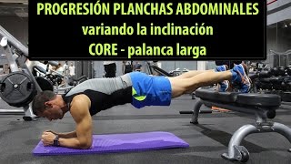 Planchas Core de abdominales con apoyo pies  Progresión nivel 2 [upl. by Sewoll]