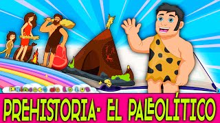 La PREHISTORIA Para NIÑOS ◼ El PALEOLÍTICO ▪ Videos Educativos Para Niños [upl. by Tail]