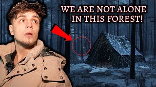 VERY SCARY Camping Trip In Terrifying Forest  The Most Scared Ive Ever Been While Camping [upl. by Bernete514]