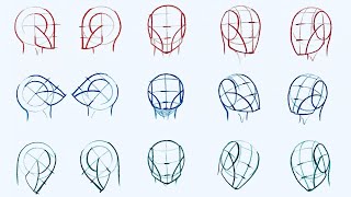 How to Easily Draw the Head from ANY ANGLE  Understanding the Loomis Method Part III [upl. by Delmor]