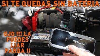 NO DAÑES LA ELECTRONICA DE TU COCHE SI TE QUEDAS SIN BATERIA  GINESSOT [upl. by Iur]