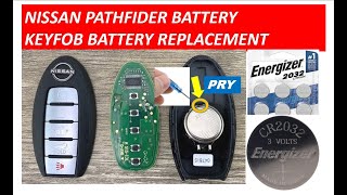 Nissan Pathfinder 2012  2022 Key Fob Battery Replacement automobile keyfob [upl. by Peyter179]