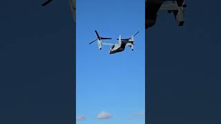 Osprey aircraft flyover at Arrowhead Stadium  Nov 10 2024 [upl. by Wilburn144]