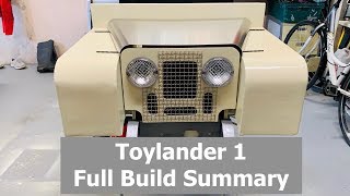 Toylander 1 Build Series  Episode 14 Full Build Summary [upl. by Jdavie545]