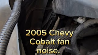 2005 Chevy Cobalt Fan Replacement [upl. by Thin]