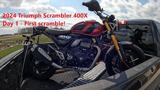 2024 Triumph Scrambler 400X [upl. by Trubow]