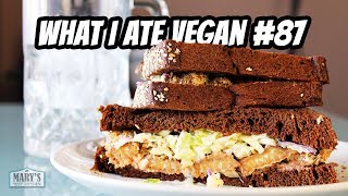 MY GOTO EASY VEGAN MEALS  WHAT I ATE VEGAN IN A DAY 87  Marys Test Kitchen [upl. by Gahl]