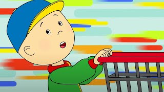 Caillou Goes to the Supermarket  Caillou Cartoon [upl. by Eicirtap676]