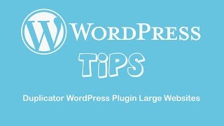 Duplicator WordPress Plugin Large Websites [upl. by Everick542]