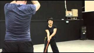 Samurai Sword fight using bokken [upl. by Naaman623]