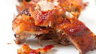 Easy Fall Off the Bone Oven Baked Ribs Recipe [upl. by Reichel]