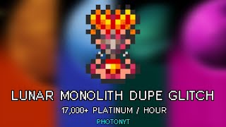 Terraria 1353 Lunar Monolith Duplication Glitch v2 17000 Plat  hr [upl. by Netsrak607]