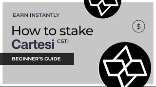 Cartesi CSTI  How To Stake Guide  Easy Tutorial [upl. by Ylekalb373]