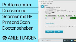 Probleme beim Drucken und Scannen mit HP Print and Scan Doctor beheben  HP Drucker  HP Support [upl. by Eletnahc]