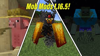 10 Best Mods that add Mobs and Creatures to Minecraft 1165 Best Mob Mods [upl. by Sacttler235]