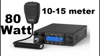 Radioddity QT80 AMFMSSBCW 80 WATT Ham  CB RADIO  DX test [upl. by Schaab870]