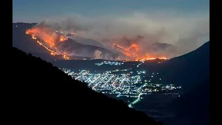 Se registra incendio forestal de grandes dimensiones en Veracruz [upl. by Akkin799]