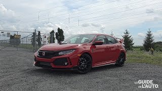 Honda Civic Type R 2018  aperçu [upl. by Eniamreg]