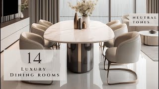 Modern Luxury Dining 14 Stunning Dining Room interior designs to Inspire Your Next Makeover [upl. by Annet64]