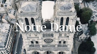 Notre Dame Drone Paris 4k [upl. by Jaye]