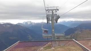 Luftseilbahn Bettmeralp  Bettmerhorn Talfahrt [upl. by Shoifet]