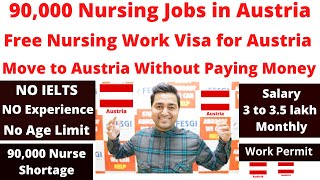 Nursing Jobs in AUSTRIA Without Paying Money  Austria Free Nursing Work Visa Nurse Jobs in Austria [upl. by Brendis]