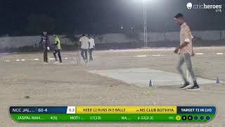 jarenshwar cricket pratiyogita bhadkha Live Cricket Match  MS CLUB BOTHIYA vs NCC JALELA 28Oct24 [upl. by Anauqahs]