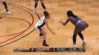 High School Girls Basketball St Louis Park vs Stillwater [upl. by Hayman]