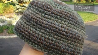 Easy Crochet Adult Beanie Hat [upl. by Peednama]