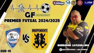 🏆PREMIER FUTSAL 20242025 ABEC BBE X Independente  SUB15 [upl. by Millie]